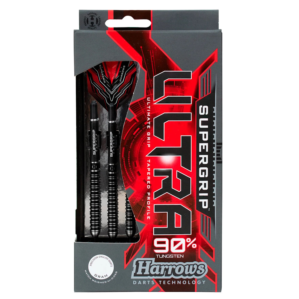 Harrows Steel Dart Set Supergrip Ultra