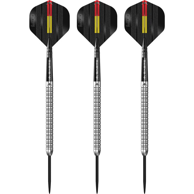 Mission Steel Dart Set Mike De Decker Silver