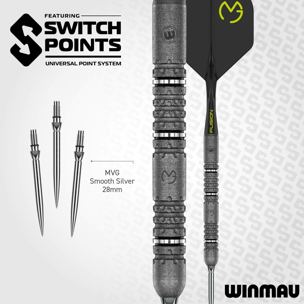 Winmau Steel Dart Set Michael Van Gerwen Signature Edition Switch Point