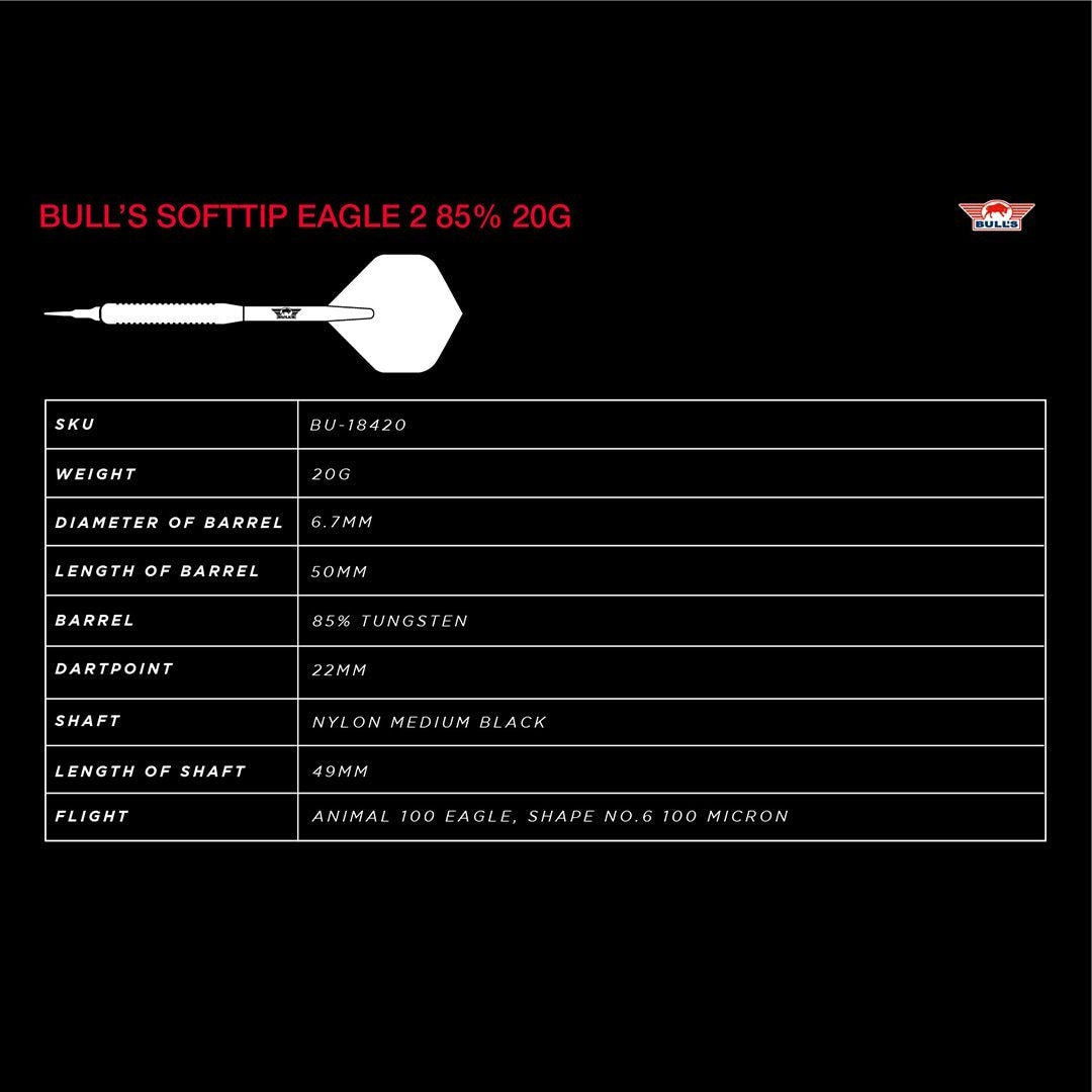 Bulls Dart Set Eagle 2 20g