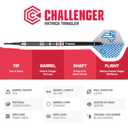 Bulls Dart Set Patrick Tringler 20g