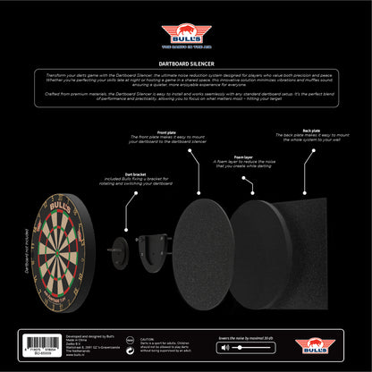 Bulls Dartboard Silencer Schallschutz