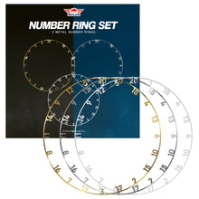 Bulls Metal Number Ring Set
