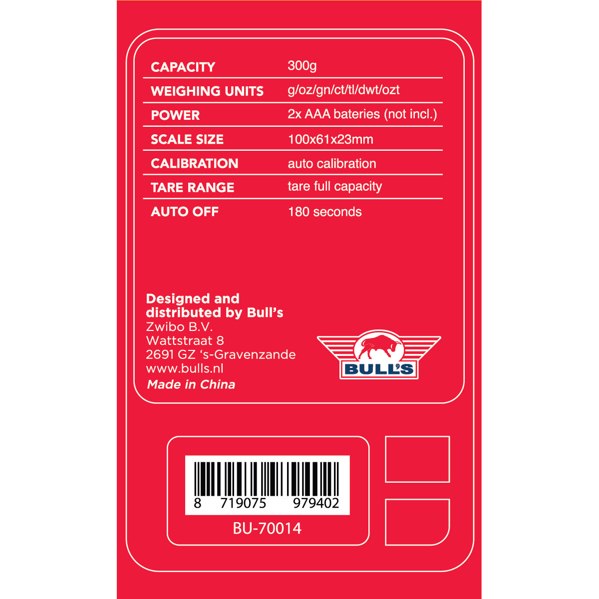 Bulls Pocket Scale Waage