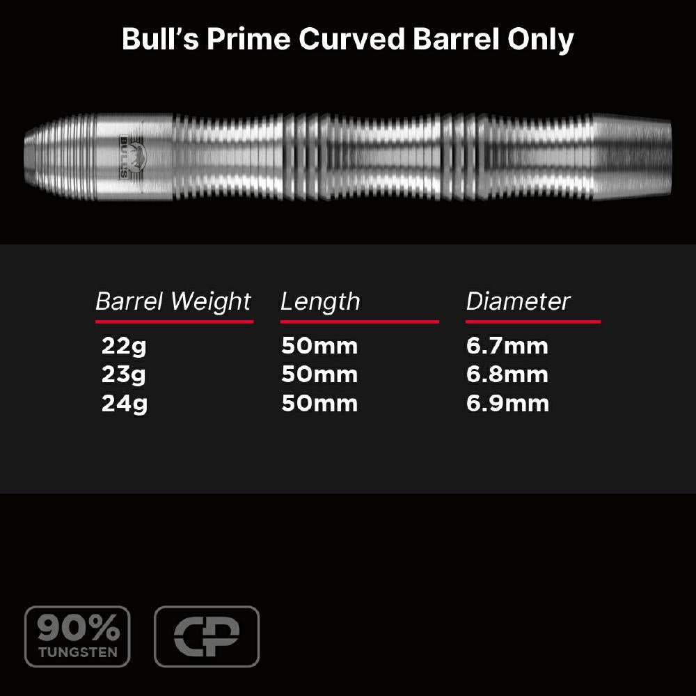 Bulls Steel Barrel Set Prime Curved CP