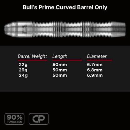 Bulls Steel Barrel Set Prime Curved CP
