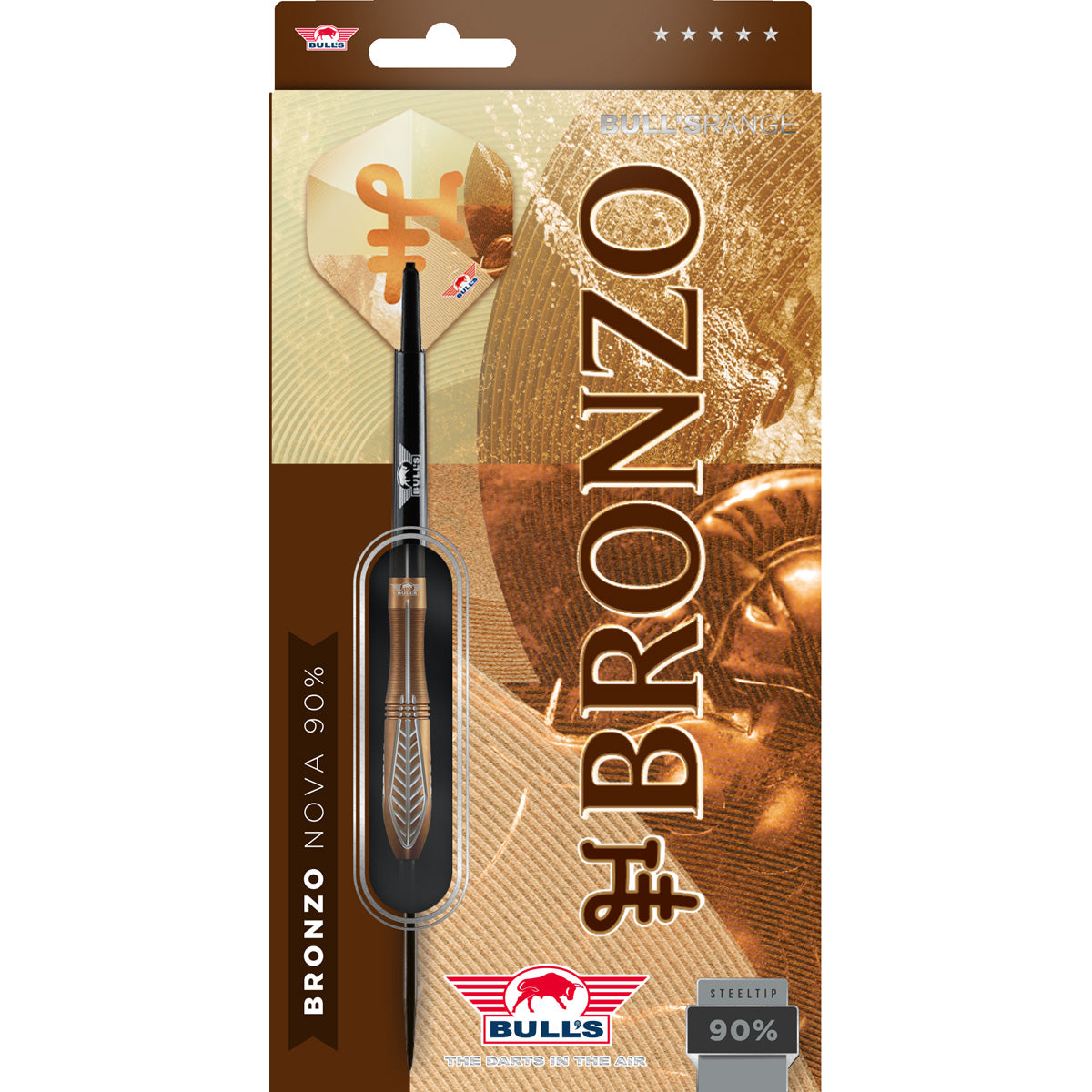 Bulls Steel Dart Set Bronzo Nova