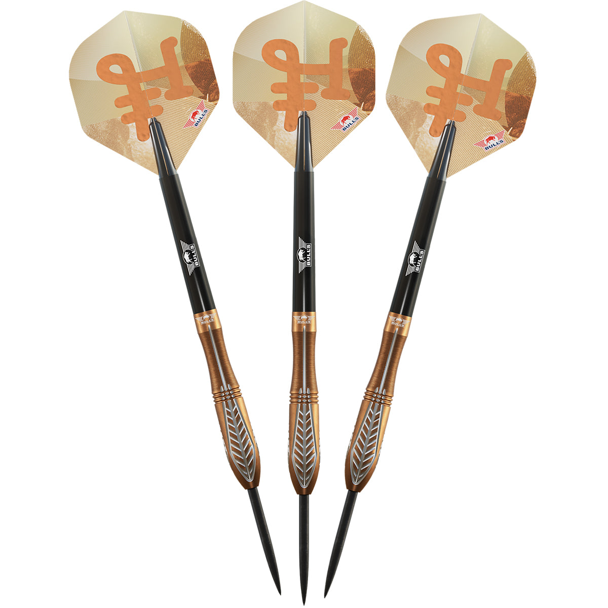 Bulls Steel Dart Set Bronzo Nova