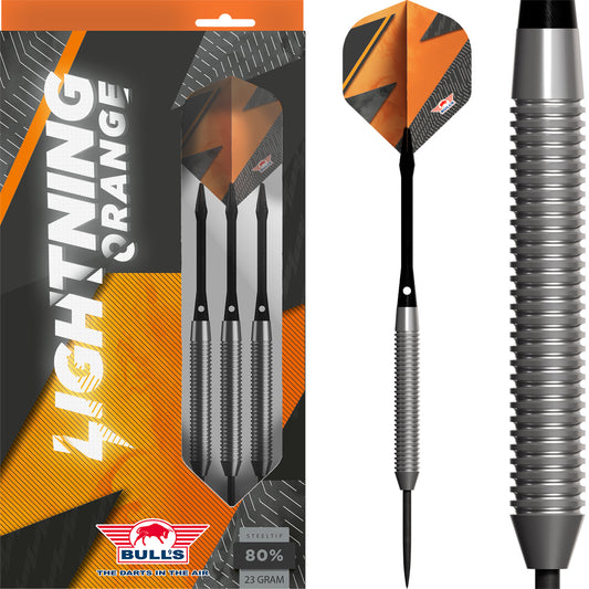 Bulls Steel Dart Set Lightning Orange