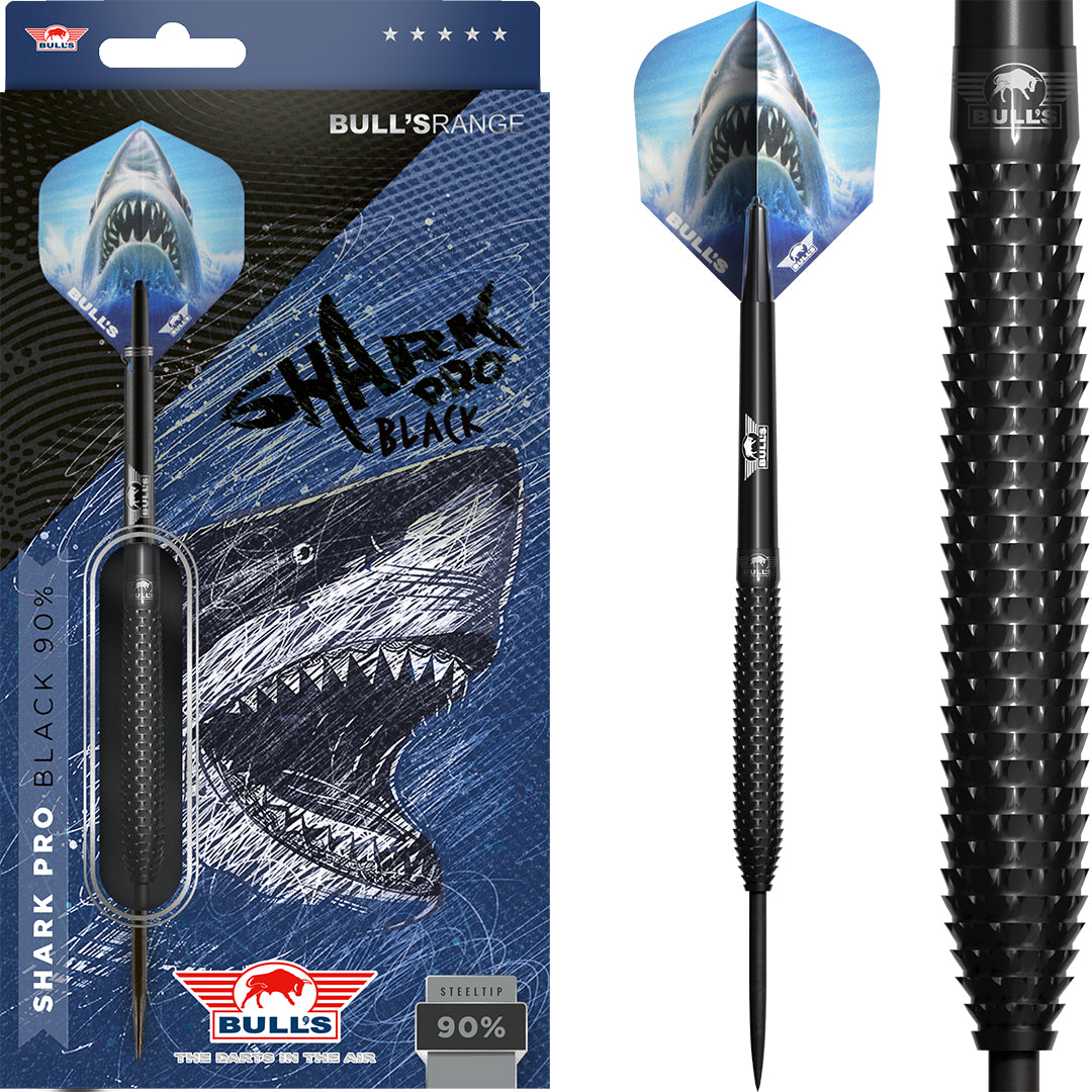 Bulls Steel Dart Set Shark Pro Black