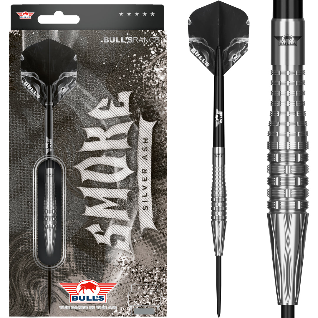 Bulls Steel Dart Set Smoke Silver Ash