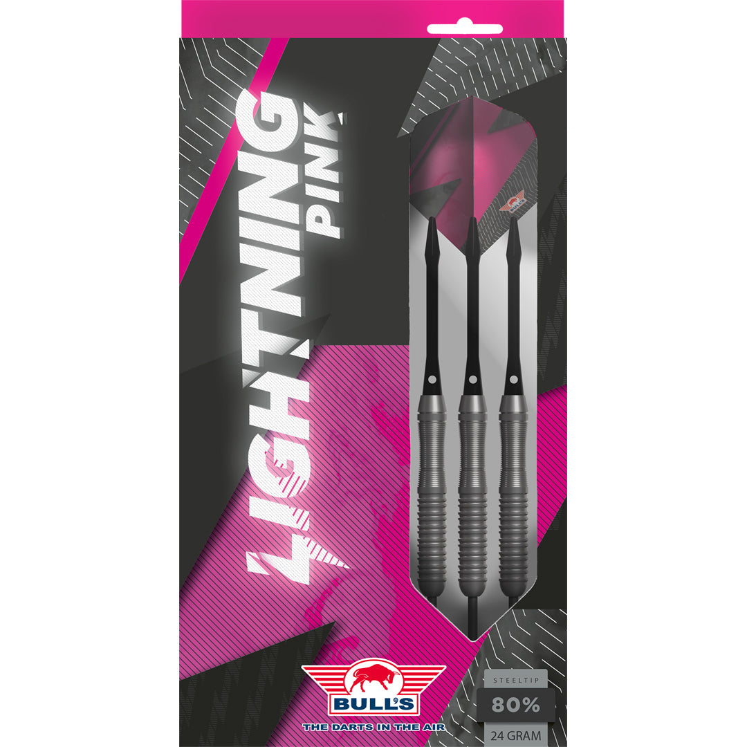 Bulls Steel Dart Set Lightning Pink