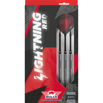 Bulls Steel Dart Set Lightning Red