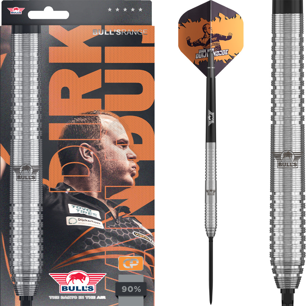 Bulls Dirk van Duijvenbode 90% Official CP Steel Dart