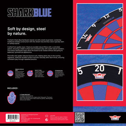Bulls Shark Pro Blue Dartboard