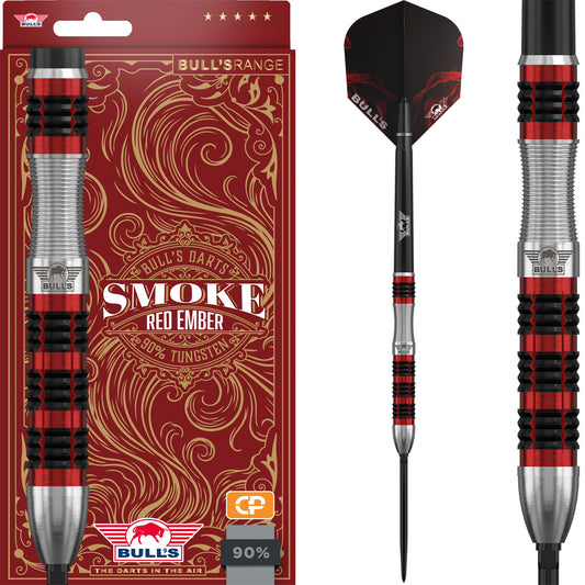 Bulls Smoke Red Ember CP Steel Dart