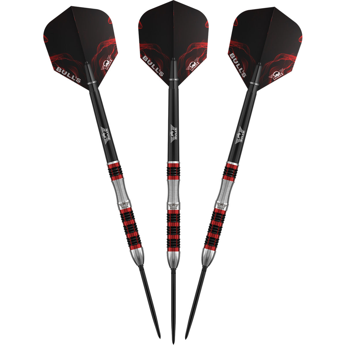 Bulls Smoke Red Ember CP Steel Dart