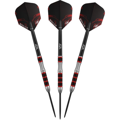 Bulls Smoke Red Ember CP Steel Dart
