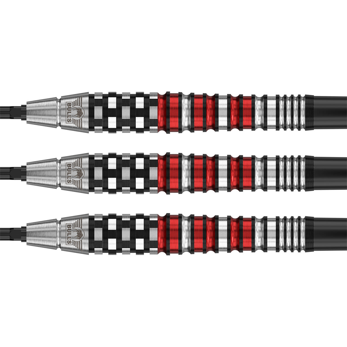 Bulls Smoke Red Flare CP Steel Dart