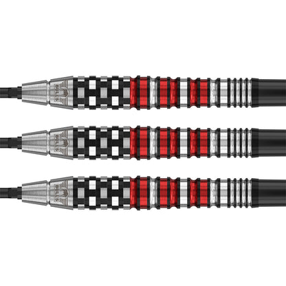Bulls Smoke Red Flare CP Steel Dart