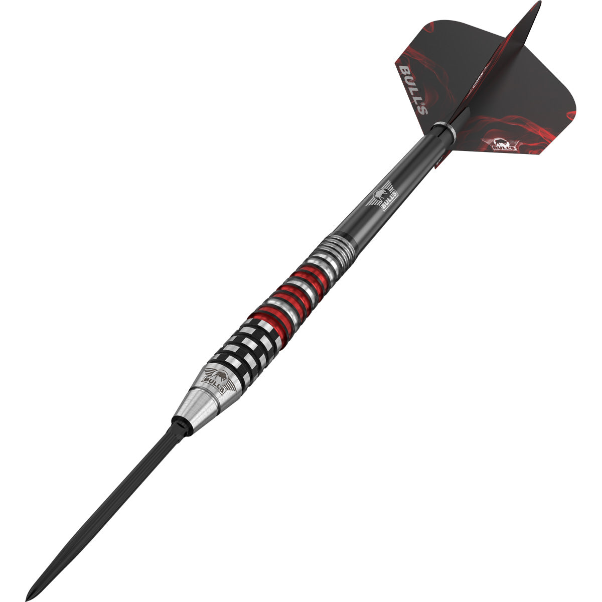 Bulls Smoke Red Flare CP Steel Dart