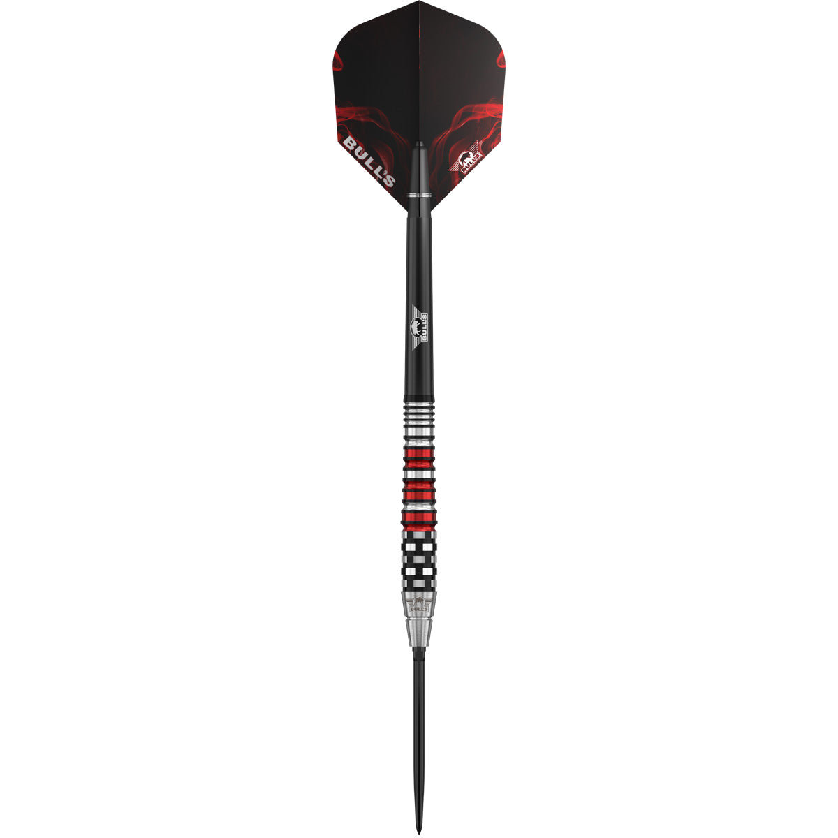 Bulls Smoke Red Flare CP Steel Dart