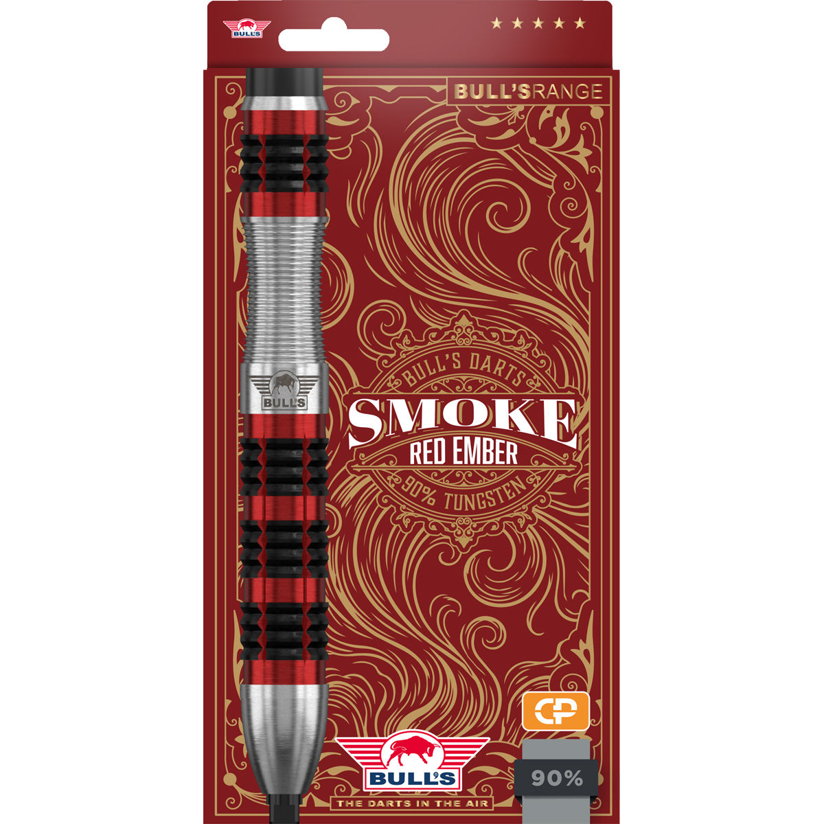 Bulls Smoke Red Ember CP Steel Dart