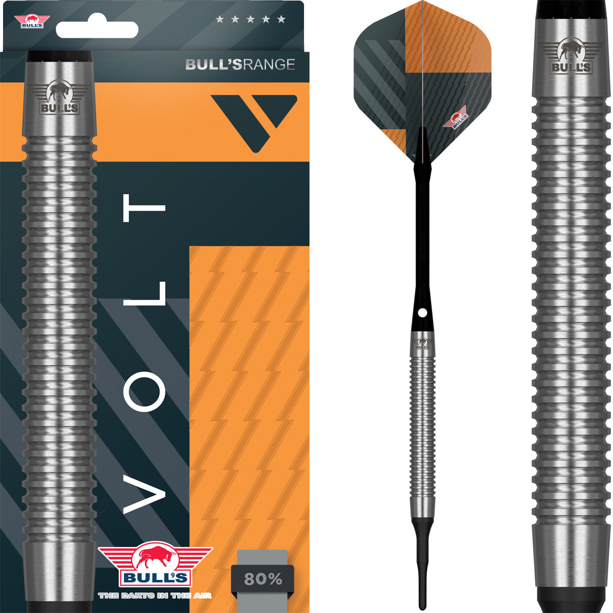 Bulls Volt Orange 18g Soft Dart
