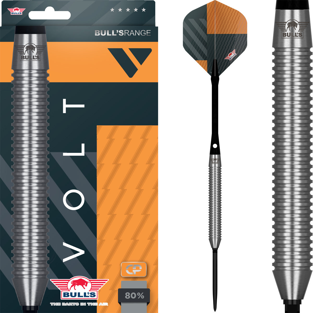 Bulls Volt Orange CP Steel Dart