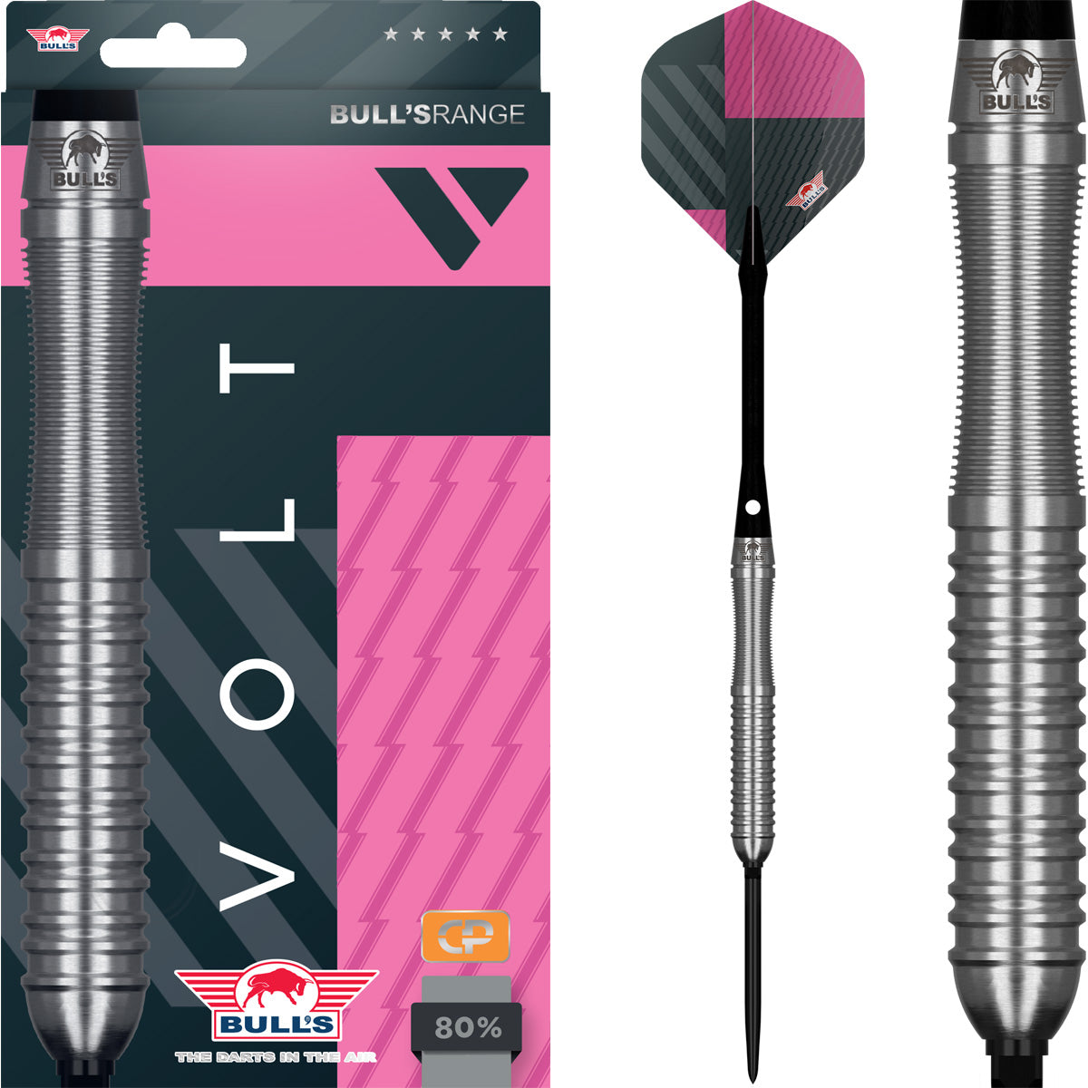 Bulls Volt Pink CP Steel Dart