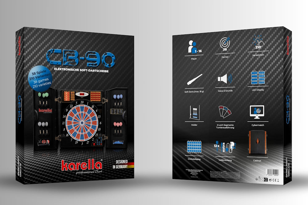 Elektronisches Dartboard Karella CB90