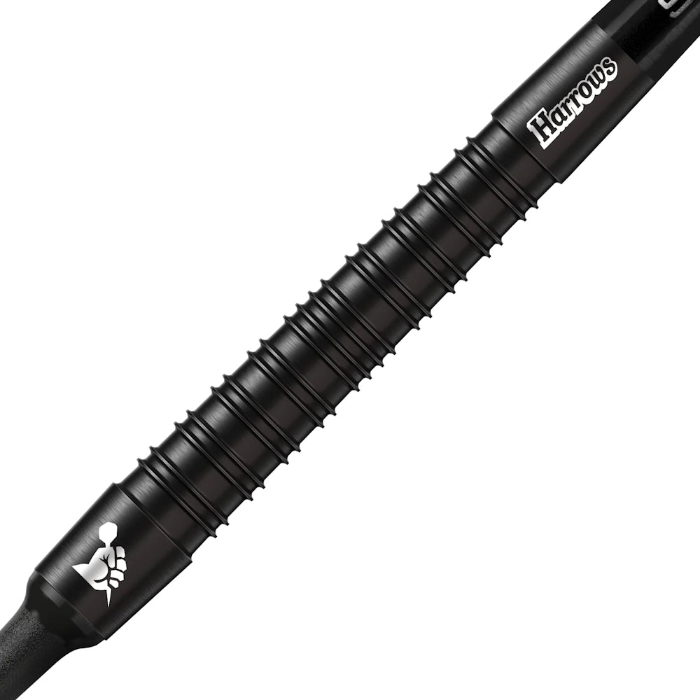 Harrows Dart Set Supergrip Black Edition