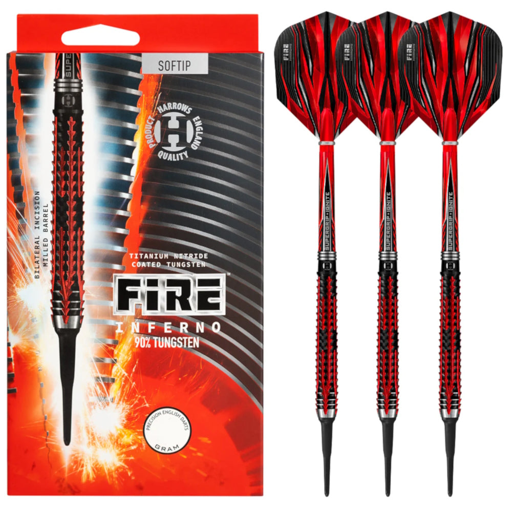 Harrows Dart Set Fire Inferno