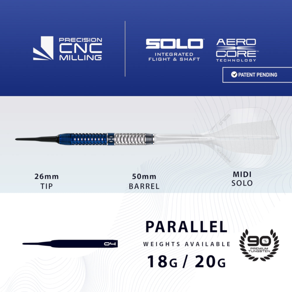 Harrows Dart Set Geo Parallel