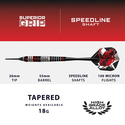 Harrows Dart Set Heavy Metal 18g
