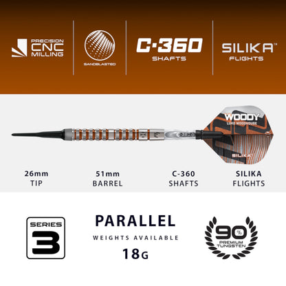 Harrows Dart Set Luke Woodhouse Series 3