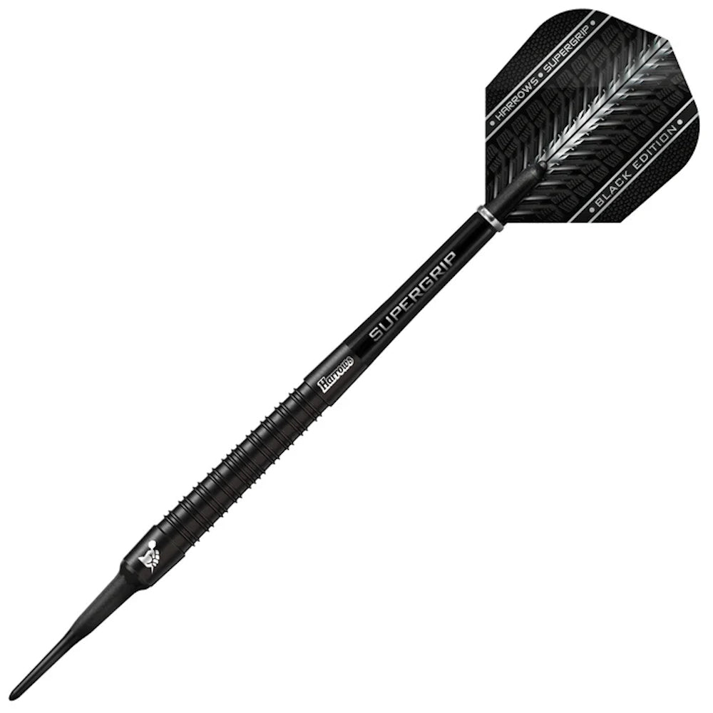 Harrows Dart Set Supergrip Black Edition