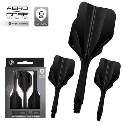 Harrows Flightsystem Solo 6 Schwarz