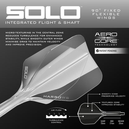 Harrows Flightsystem Solo 6 Transparent