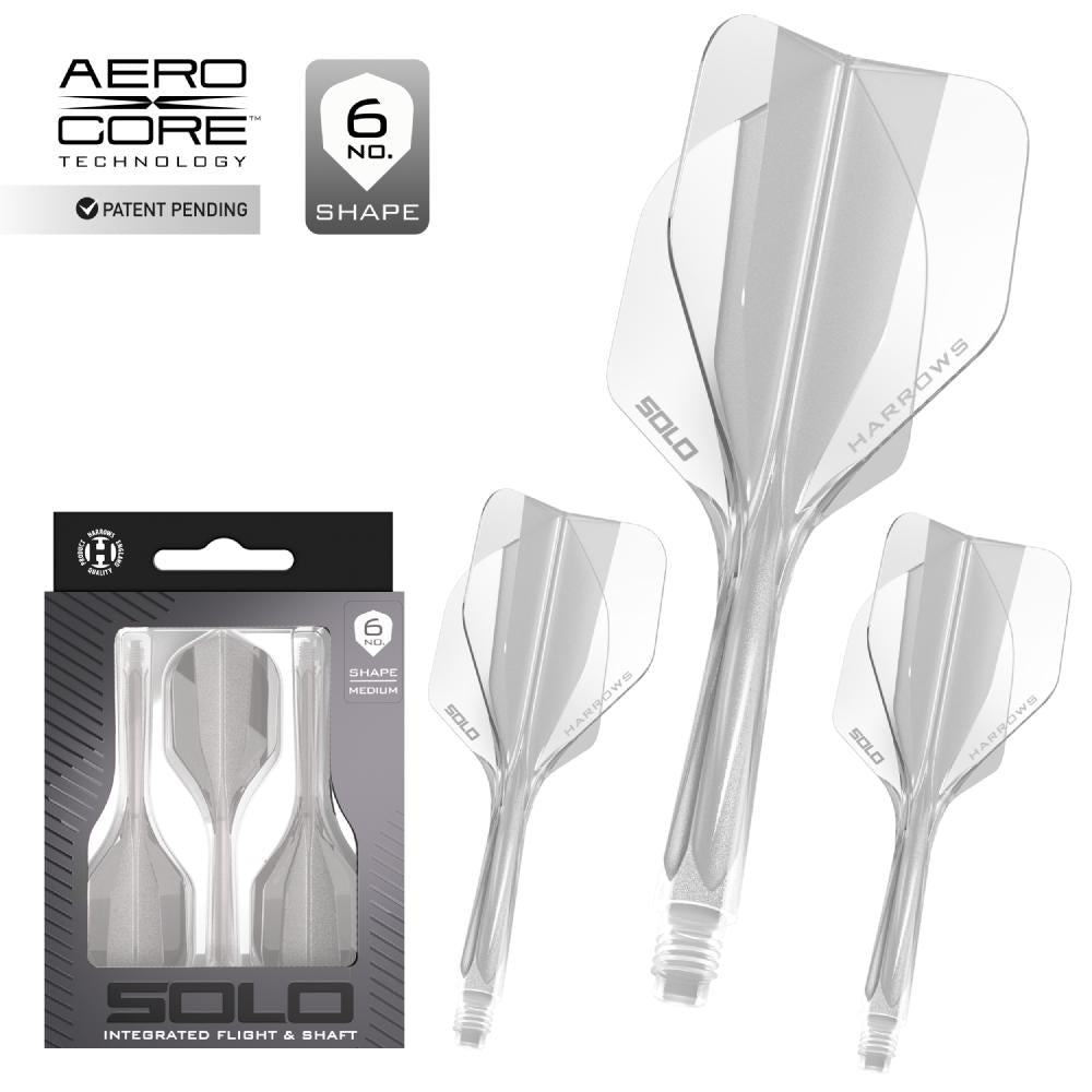 Harrows Flightsystem Solo 6 Transparent