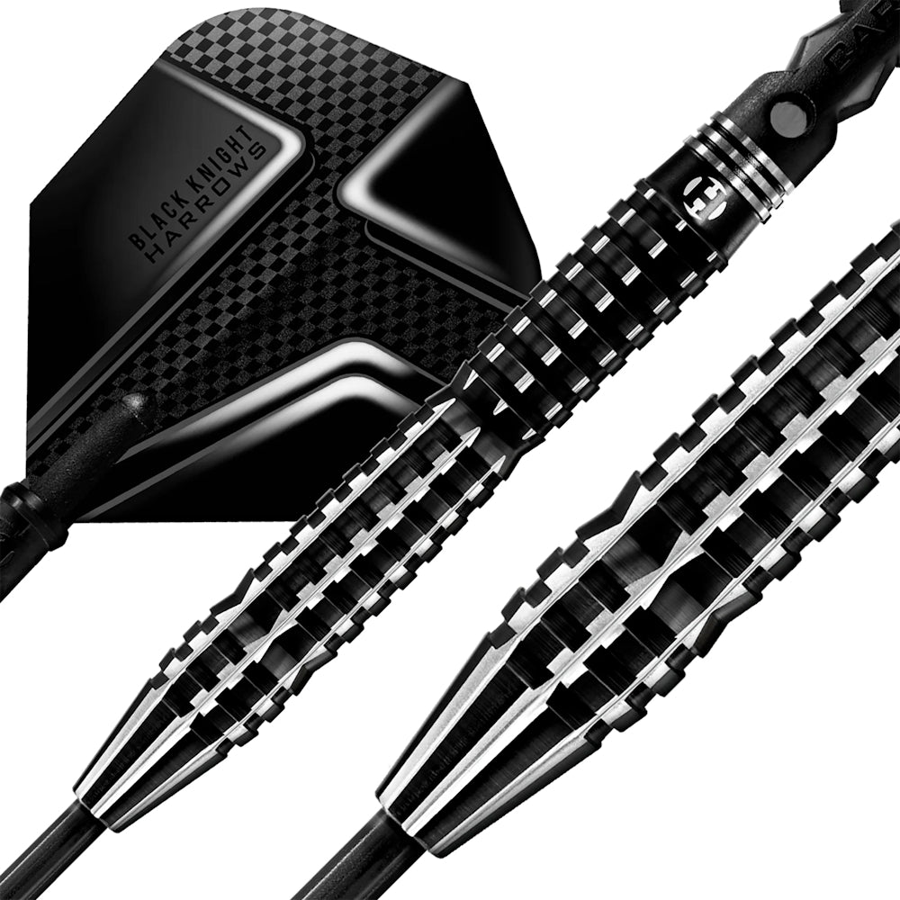 Harrows Steel Dart Set Black Knight