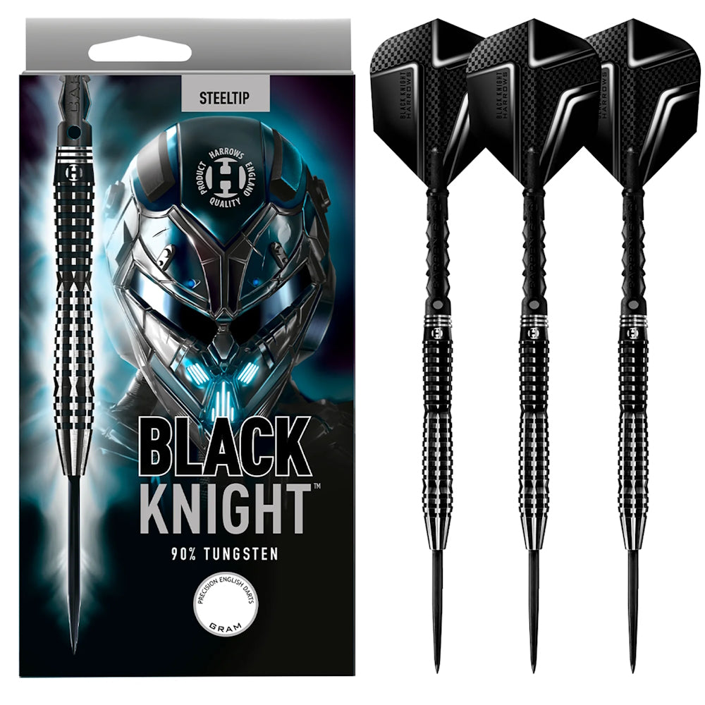 Harrows Steel Dart Set Black Knight