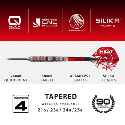 Harrows Steel Dart Set Damon Heta Series 4