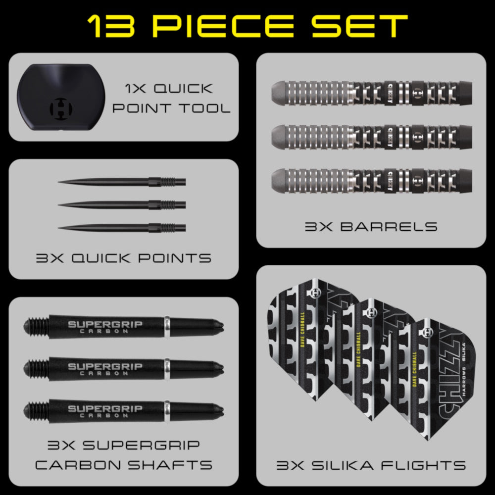 Harrows Steel Dart Set Dave Chisnall Series 4