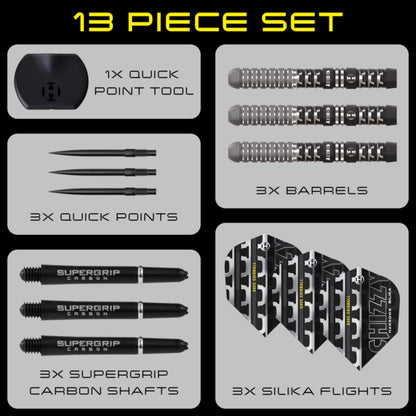 Harrows Steel Dart Set Dave Chisnall Series 4