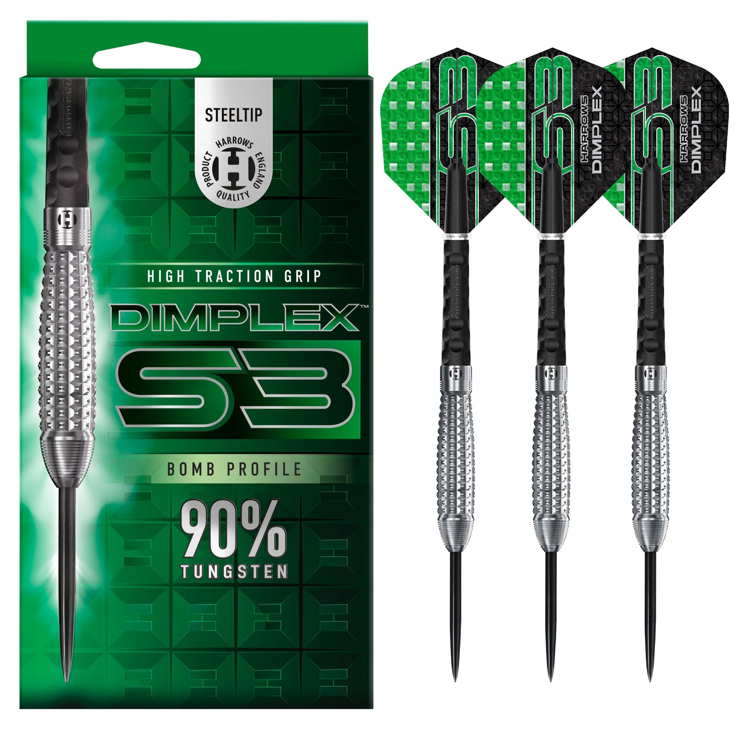 Harrows Steel Dart Set Dimplex Bomb