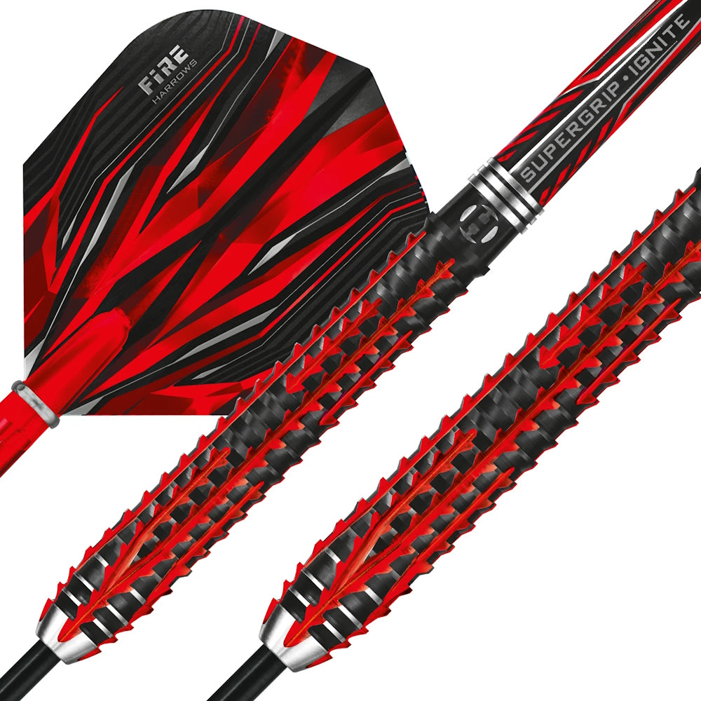 Harrows Steel Dart Set Fire Inferno