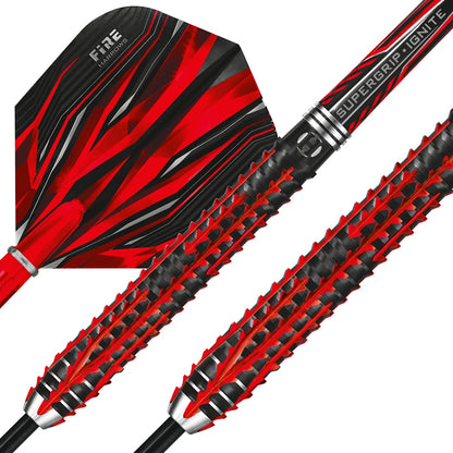 Harrows Steel Dart Set Fire Inferno