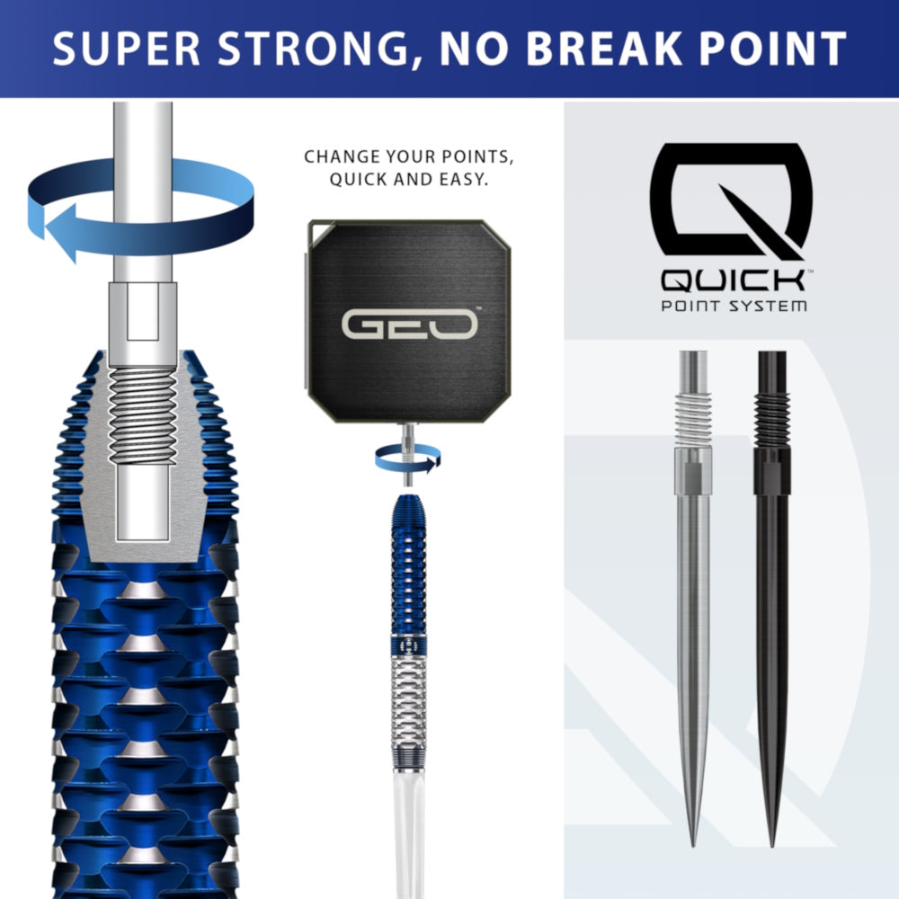Harrows Steel Dart Set Geo Parallel