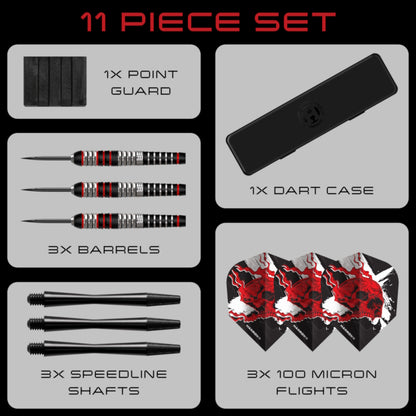 Harrows Steel Dart Set Heavy Metal 22g